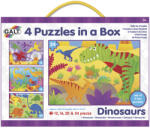 Galt 4 Puzzle într-o cutie - Dinozauri (ADCGA1004735) Puzzle