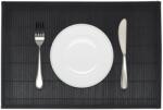 vidaXL Naproane de bambus 30 x 45 cm, negru, 6 buc (242109)