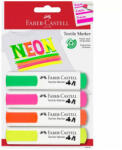 Faber-Castell Faber-Castell: Neon színű textilfilc szett 4db-os (159591)