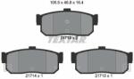TEXTAR set placute frana, frana disc TEXTAR 2171301 (2171301)