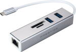MSI Hub USB MSI Prestige, USB, LAN, Card Reader, Silver (S53-0400190-V33)