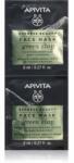 Apivita Express Beauty Cleansing Face Mask Green Clay tisztító és kisimító arcmaszk zöld agyaggal 2 x 8 ml