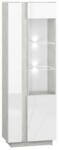 Wipmeble Lumens 03 vitrin jobb beton/fehér fényes - sprintbutor