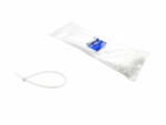 Geko Fehér nylon kábelkötegelő 380x4.8 mm-es UV-álló 100db/csomag (G17158)