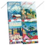  City Travel kockás füzet, France, A4/87-32 (H_2021_09057050)