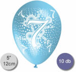 Balloons World Lufi, évszámos (7), pasztel, d12, 10 db/cs/vegyes színekben