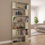 vidaXL Bibliotecă/Separator cameră, stejar Sonoma, 80x24x192 cm, PAL (800093) - vidaxl Biblioteca