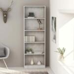 vidaXL Bibliotecă cu 5 rafturi, gri beton, 60x24x175 cm, PAL (800886) Biblioteca
