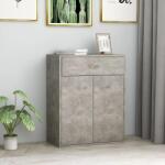 vidaXL Servantă, gri beton, 60x30x75 cm, PAL (800715) Comoda