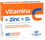 Fiterman Pharma Vitamina C + Zinc + D3 fara zahar - 40 cpr