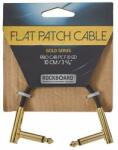 RockBoard Flat Patch Cable Gold Arany 10 cm Pipa - Pipa - muziker