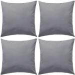 vidaXL Perne de exterior, 4 buc. , gri, 45 x 45 cm (132303)