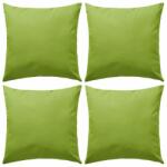 vidaXL Perne de exterior, 4 buc. , verde măr, 45 x 45 cm (132291)