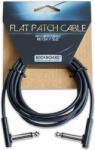 RockBoard Flat Patch Cable Fekete 140 cm Pipa - Pipa