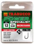 Trabucco Power Specialist mikro szakállas horog, méret: 18 (023-70-018)