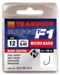Trabucco F1 Maggot mikro szakállas horog, méret: 14 (023-66-014)