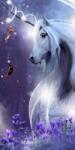 Otthonkomfort Disney Unicornis pamut strandtörölköző 70x140 cm
