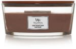 WoodWick Stone Washed Suede lumânare parfumată cu fitil de lemn 453, 6 g