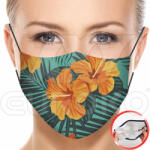 Euroko Trópusi" mintás szájmaszk