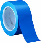 3M 471 Banda adeziva din PVC, 75 mm x 33 m, albastru (AA-0471-7533-3)