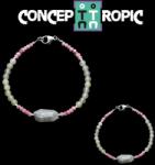  Bratara din Piatra Lunii Gri Neregulat - Rubelit Disc - Agata Rotund - Accesorii Argint 925