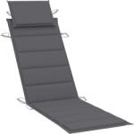vidaXL Pernă de șezlong, antracit, 180x58x3 cm, textil oxford (314158)