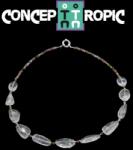  Colier din Cuart Alb Neregulat Fatetat - Turmalina Rotund Fatetat - Accesorii Argint 925 - concepttropic - 168,00 RON