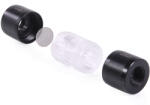 Alphacool Eiszapfen Acryl/Acetal Inline Filter - szűrő, fekete G1/4 belső menet /29142/