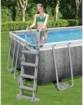 Bestway Scară de siguranță piscină cu 4 trepte Flowclear, 122 cm (93113)
