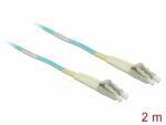 Delock Cablu fibra optica LC- LC Multi-mode OM3 2m, Delock 86559 (86559)