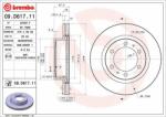 BREMBO Disc frana BREMBO PRIME LINE - UV Coated 09. D617.11 (09.D617.11)