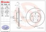 BREMBO Disc frana BREMBO PRIME LINE 09.7225. 10 (09.7225.10)