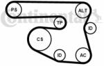 Continental Ctam Set curea transmisie cu caneluri CONTINENTAL CTAM 6PK1870K1 (6PK1870K1) - automobilus