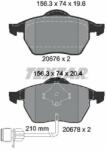 TEXTAR set placute frana, frana disc TEXTAR Q+ 2067602 (2067602)