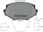 TEXTAR set placute frana, frana disc TEXTAR Q+ 2335404 (2335404)