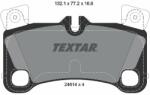 TEXTAR set placute frana, frana disc TEXTAR 2461401 (2461401)