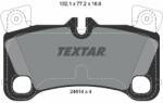 TEXTAR set placute frana, frana disc TEXTAR 2461401 - automobilus