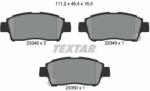 TEXTAR set placute frana, frana disc TEXTAR 2334803 (2334803)