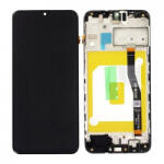 Samsung Galaxy M20 M205F LCD Kijelző+Érintőüveg+Keret, Fekete (GH82-18682A, GH82-18724A) servie pacK