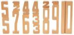 byAstrup Set cifre din lemn proportionale de la 1 la 10, 15 piese, +3 ani, byASTRUP (AS84187)