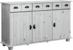 vidaXL Servantă, 134x39x79, 5 cm, lemn masiv de pin (325539) Comoda