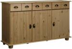 vidaXL Servantă, 134x39x79, 5 cm, lemn masiv de pin (325538) Comoda