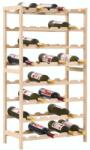 VidaXL Suport sticle de vin, lemn de cedru, 57, 5 x 28 x 102 cm (246441) - izocor Suport sticla vin