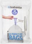 Brabantia PerfectFit szemeteszsák (Code D) 15-20 liter, 40 darab - 362187