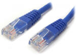 Inter-Tech Cablu retea Inter-Tech CAT5e Patch Cable UTP 0.25m Blue (88885275)
