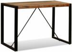 vidaXL Masă de bucătărie, 120 cm, lemn masiv reciclat (243998)