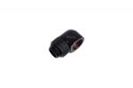 Alphacool HF L-alakú adapter G1/4 AG forgatható G1/4 IG - Deep Black /17217/
