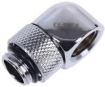 Alphacool HF L-csatlakozó G1/4 AG forgatható G1/4 IG-re - krómozott /17216/