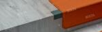 Profilplast Lépcsőszőnyeg profil PVC antracit 30x40 mm 0, 63 m