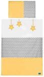 BELISIMA 6-részes ágyneműhuzat Belisima Csillag 100x135 sárga - babyboxstore